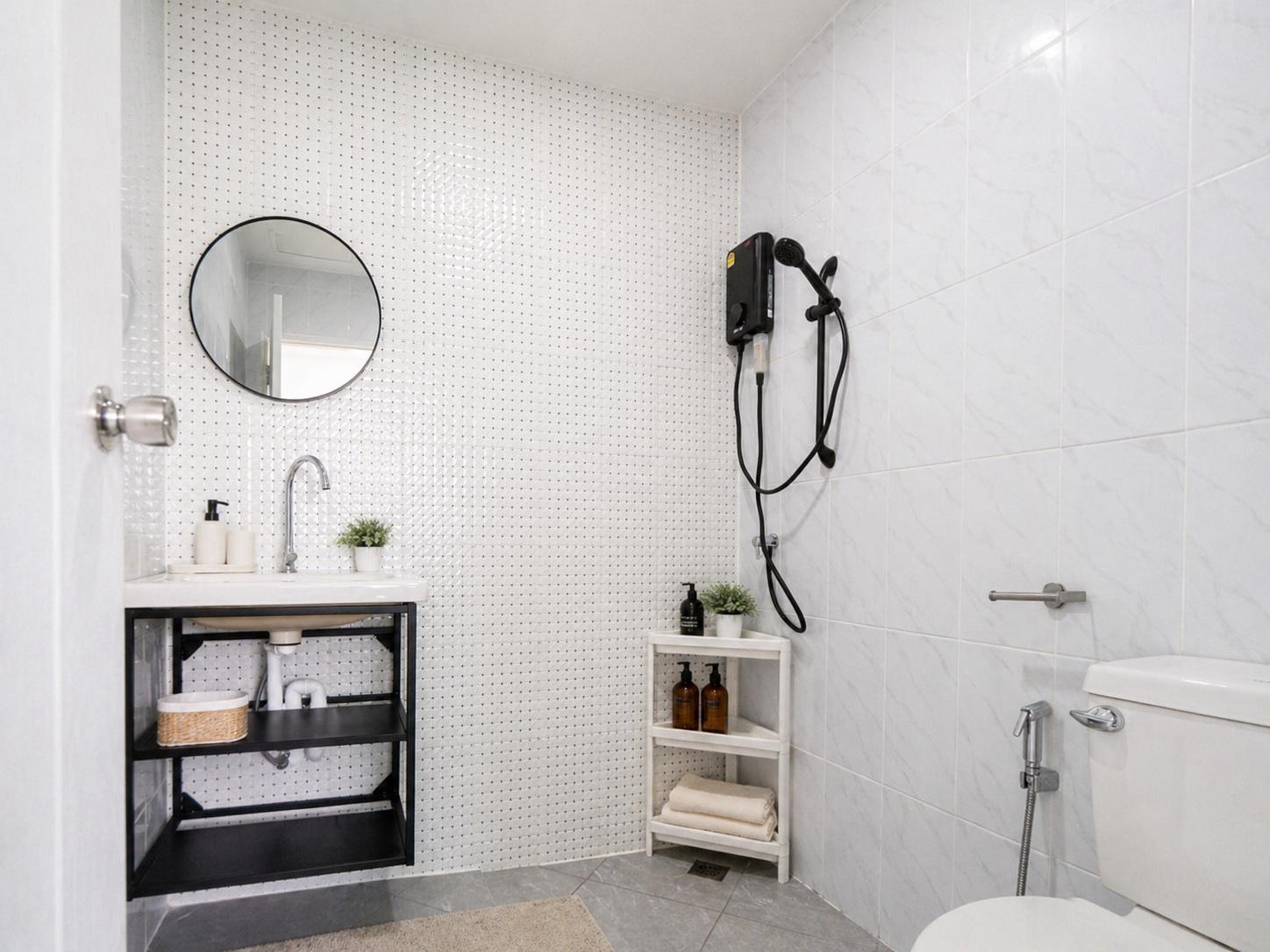 Bathroom with Hot Shower
