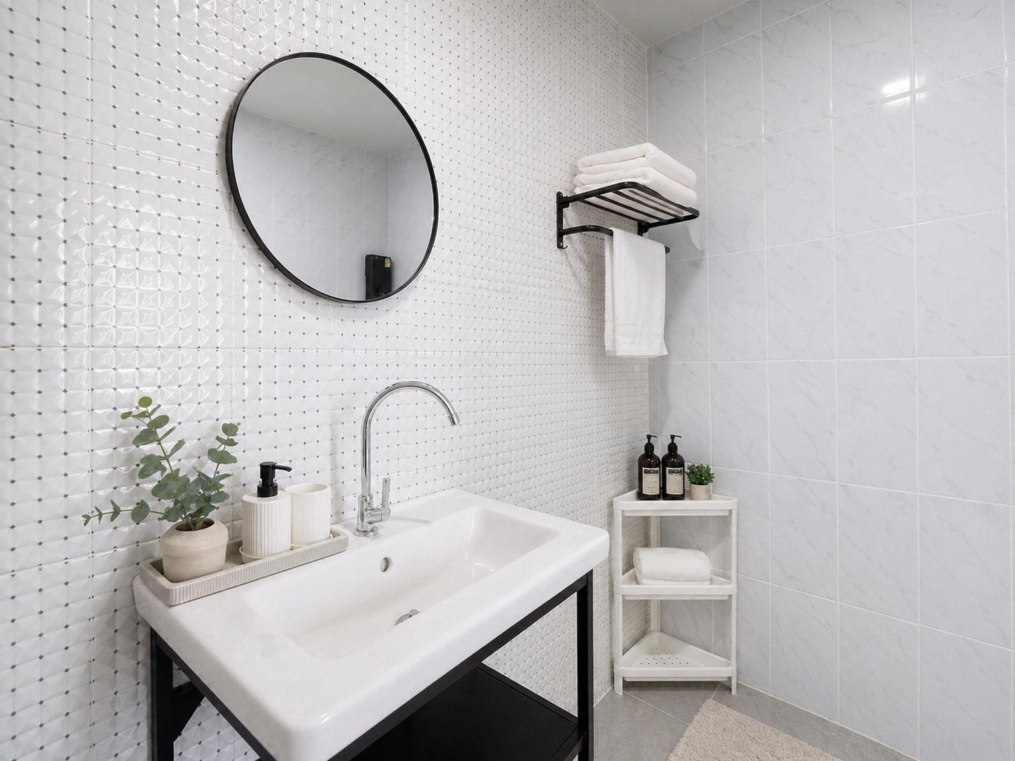 Clean Bathroom Vanity