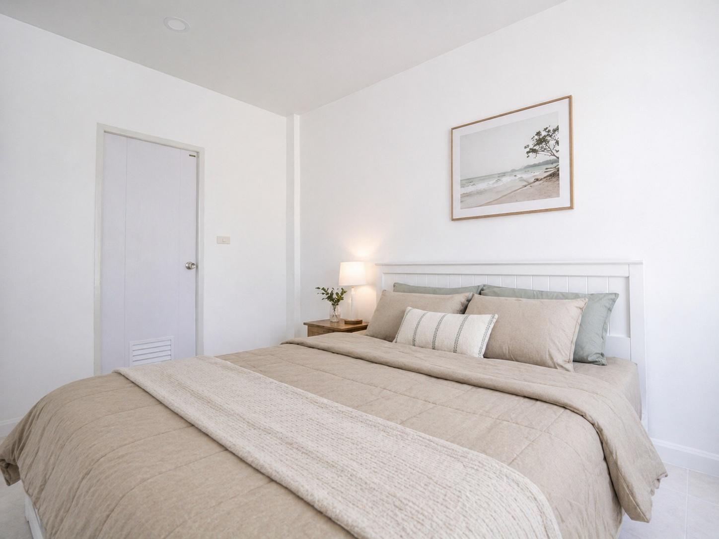Warm Neutral Queen Bedroom