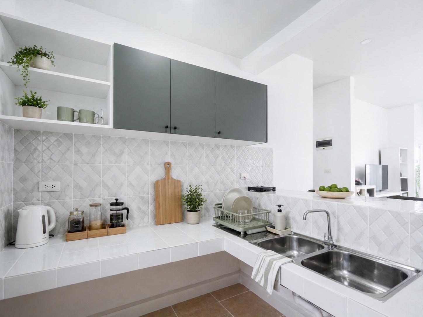 Kitchen with Basic Essentials