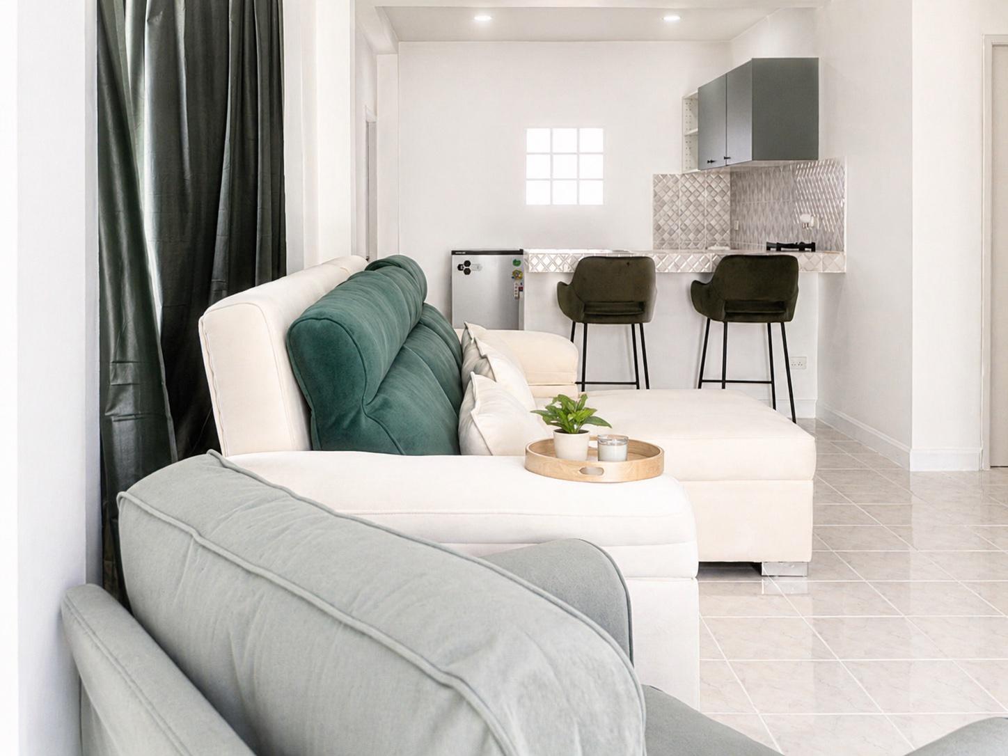 Lounge Connected to Kitchen