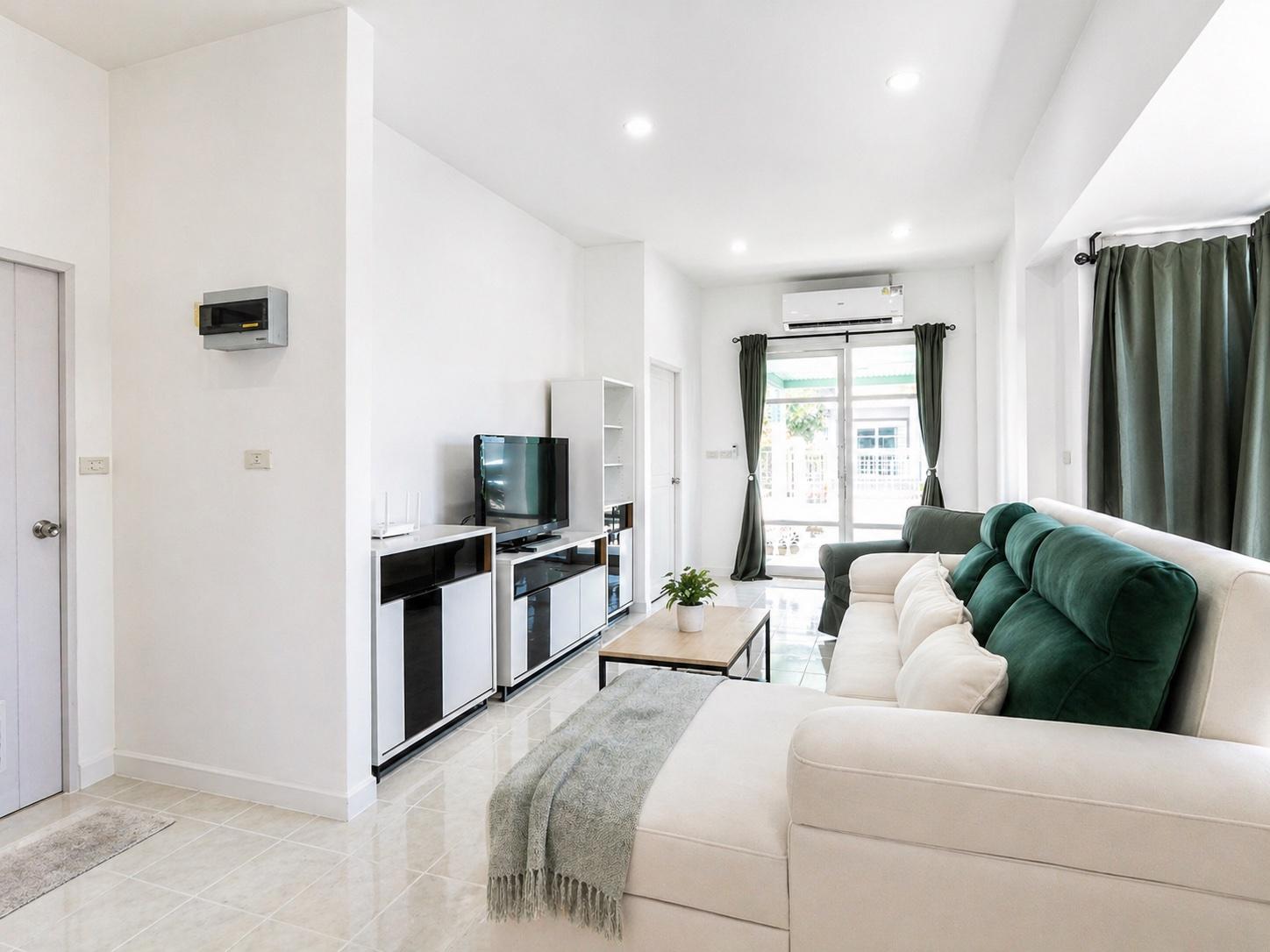 Living Room with Smart TV