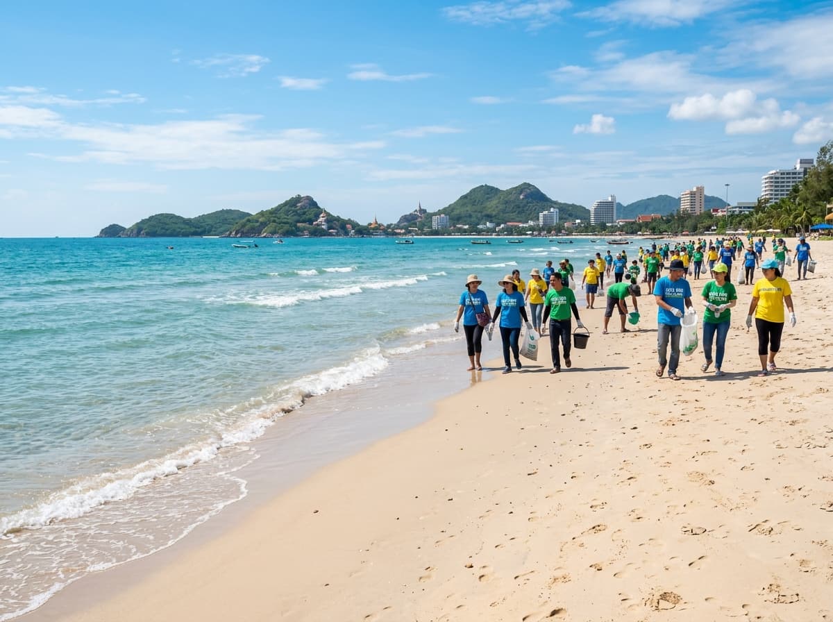 รักษ์โลกอย่างยั่งยืน: โครงการ 'Green Legacy' บิ๊กคลีนนิ่งดูแลชายหาดและระบบนิเวศเมืองหัวหิน